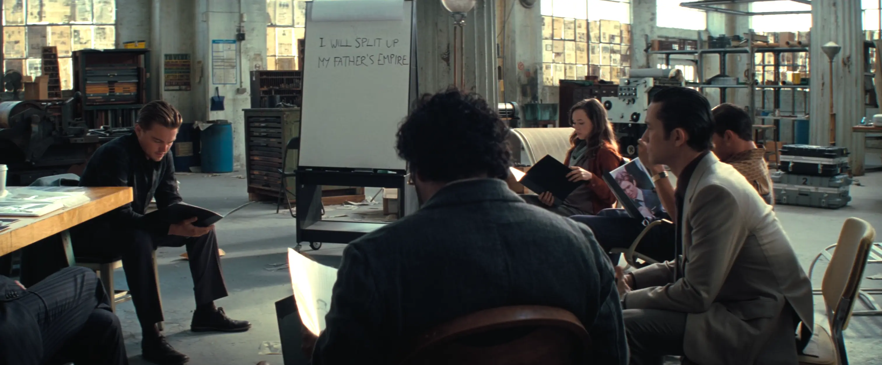Screenshot of planning scene in Inception
